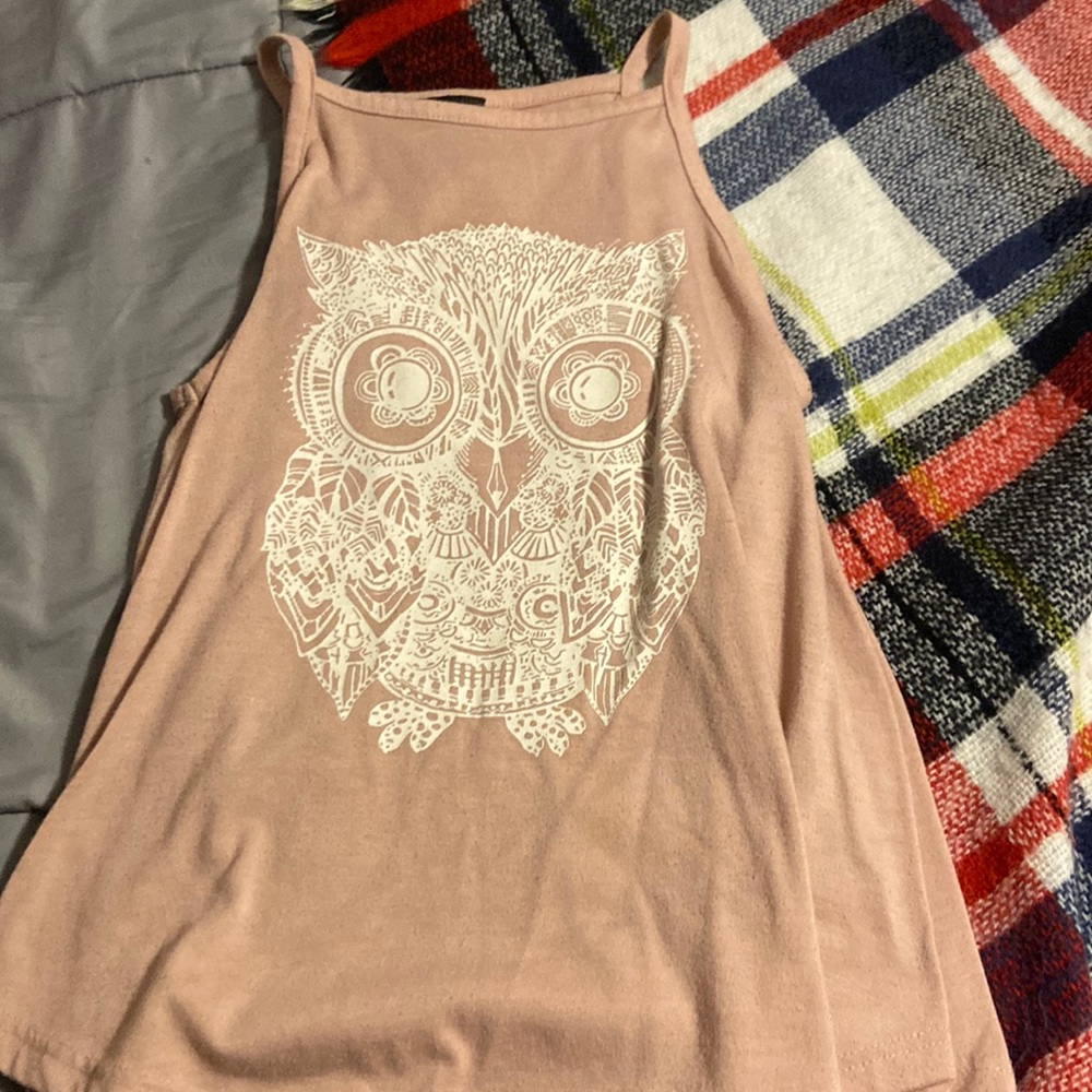 cute pink shirt with owl